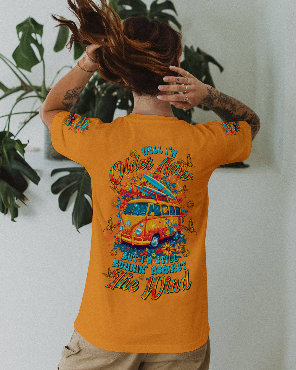 Older Now but Still Runnin Against the Wind Hippie Retro Van Boho Graphic AOP Shirts _12_ Cstv0