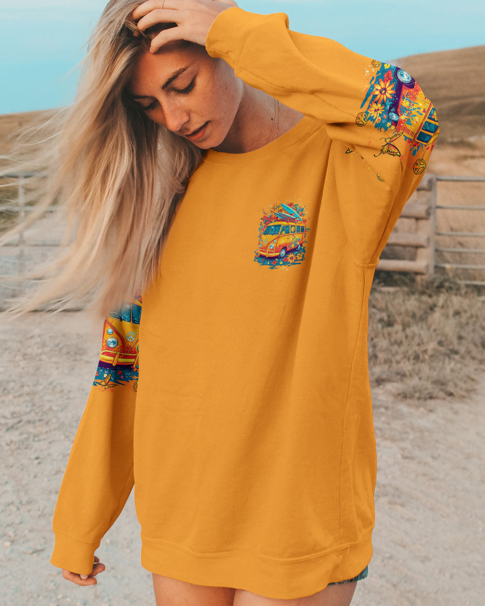 Older Now but Still Runnin Against the Wind Hippie Retro Van Boho Graphic AOP Shirts _4_ XPsci