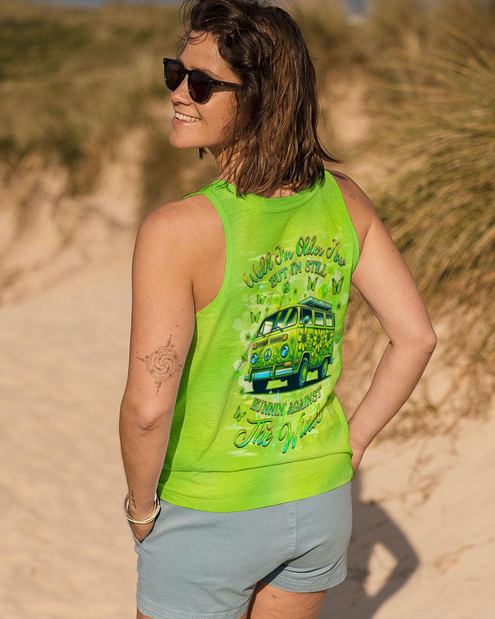 Older Now but Still Runnin Against the Wind Hippie VW Bus AOP Shirts _11_ Zfo3O