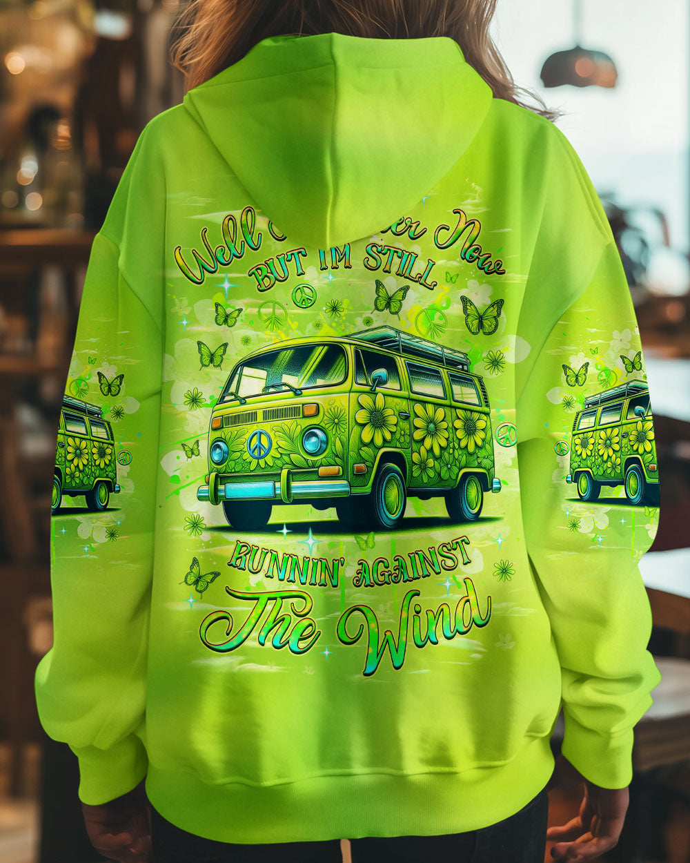 Older Now but Still Runnin Against the Wind Hippie VW Bus AOP Shirts _12_ KoTXH