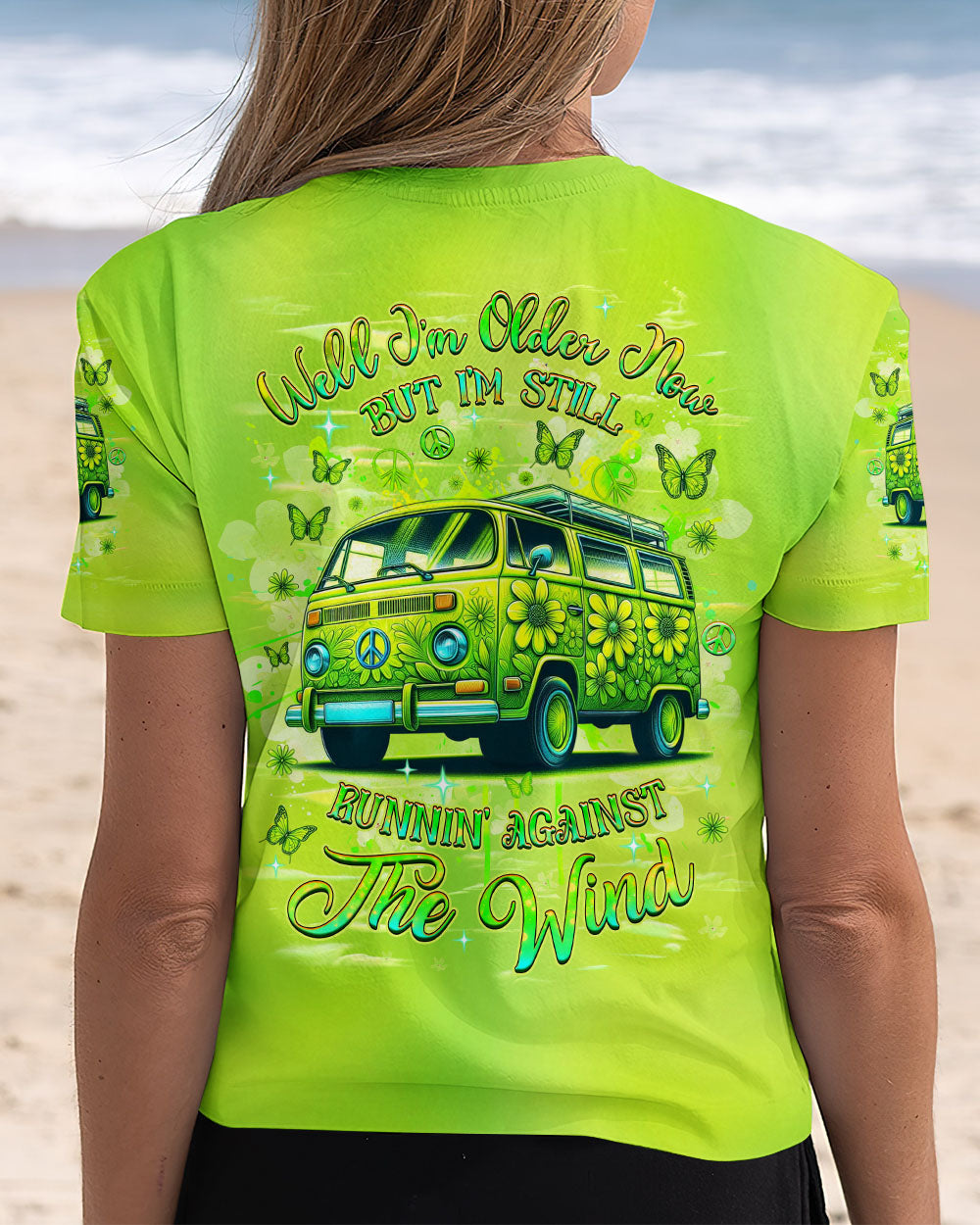 Older Now but Still Runnin Against the Wind Hippie VW Bus AOP Shirts _3_ JhvGx
