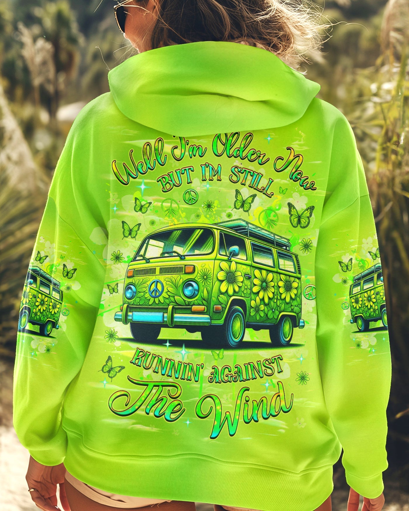 Older Now but Still Runnin Against the Wind Hippie VW Bus AOP Shirts _5_ iX7PG