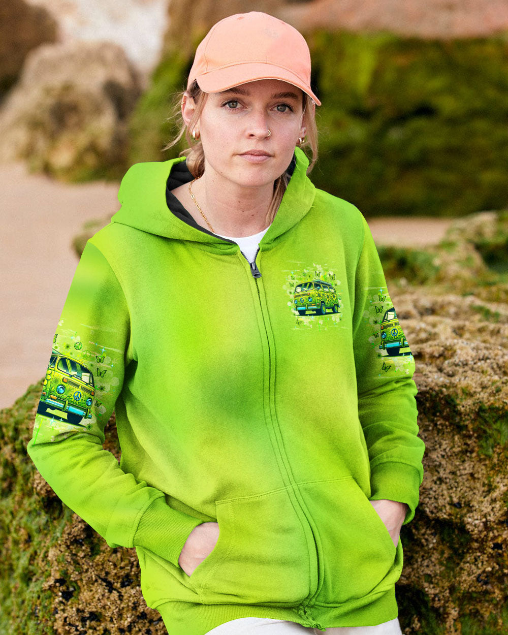 Older Now but Still Runnin Against the Wind Hippie VW Bus AOP Shirts _8_ c7ygk