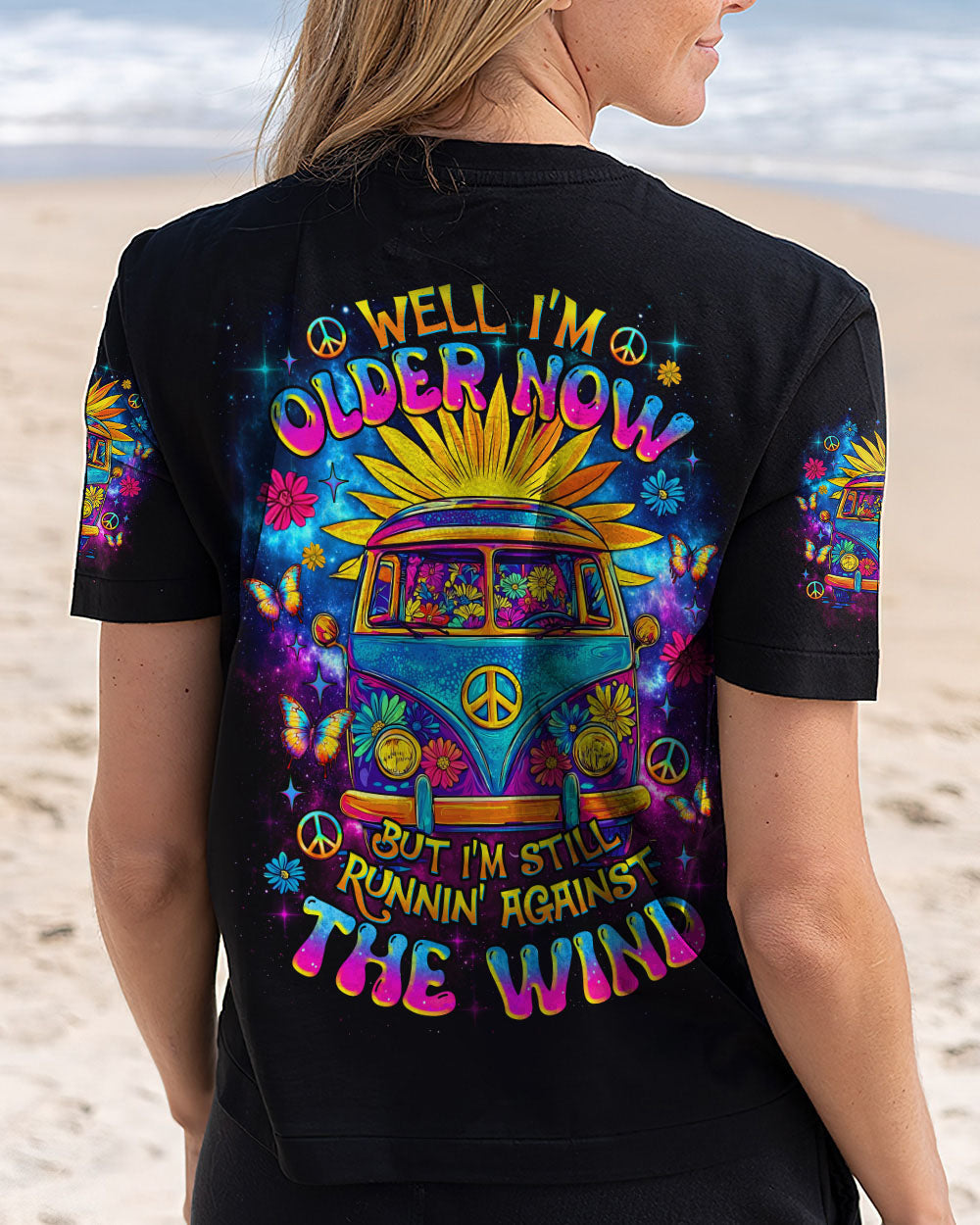 Older Now but Still Runnin Against the Wind Hippie VW Bus Galaxy AOP Shirts _12_ tKmkX