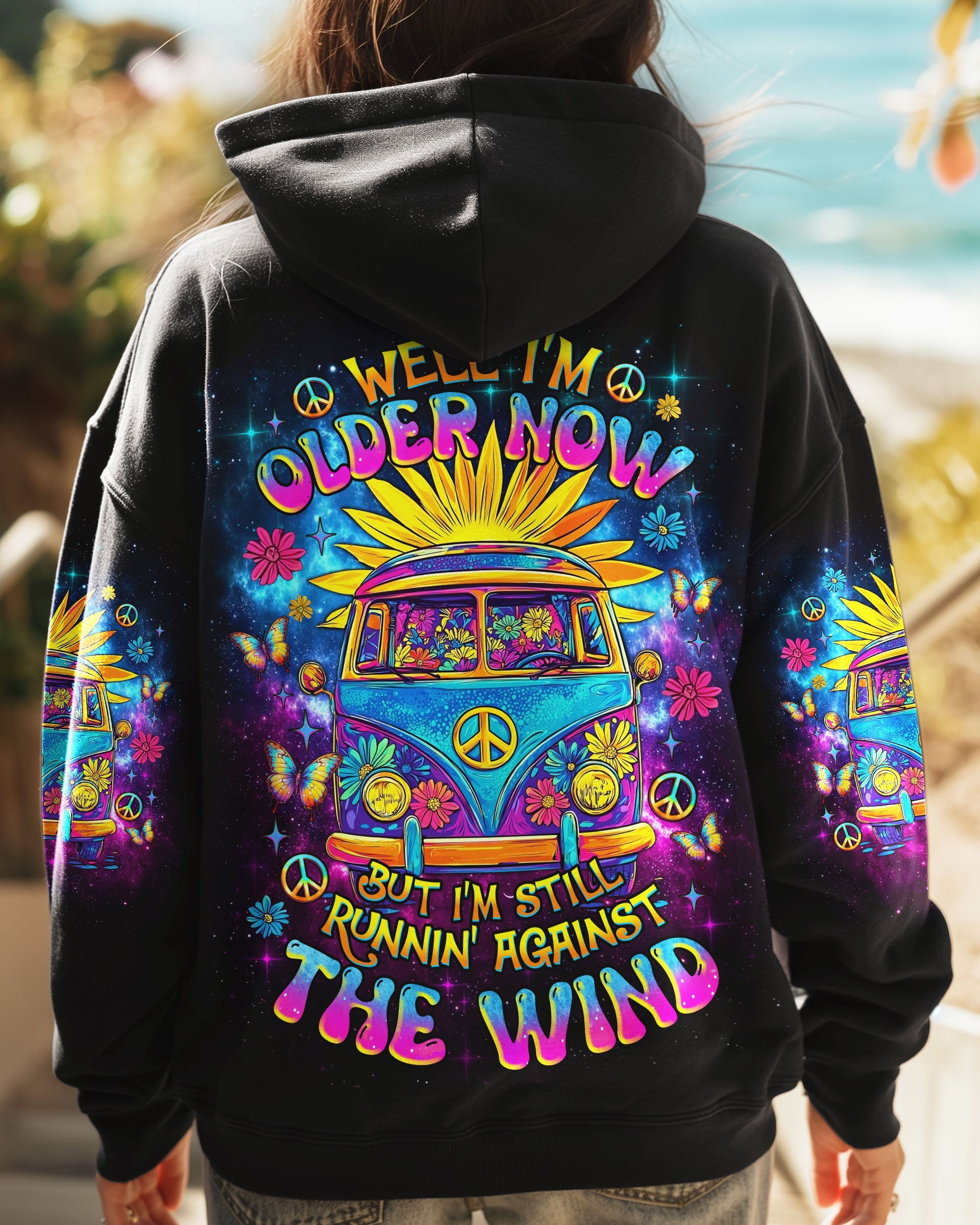 Older Now but Still Runnin Against the Wind Hippie VW Bus Galaxy AOP Shirts _1_ WZMSJ
