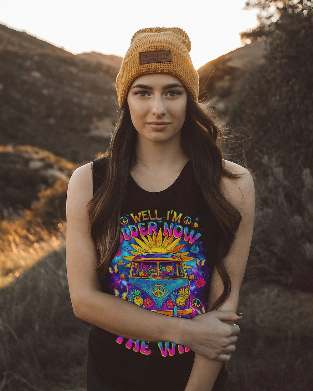 Older Now but Still Runnin Against the Wind Hippie VW Bus Galaxy AOP Shirts _5_ 0M62X