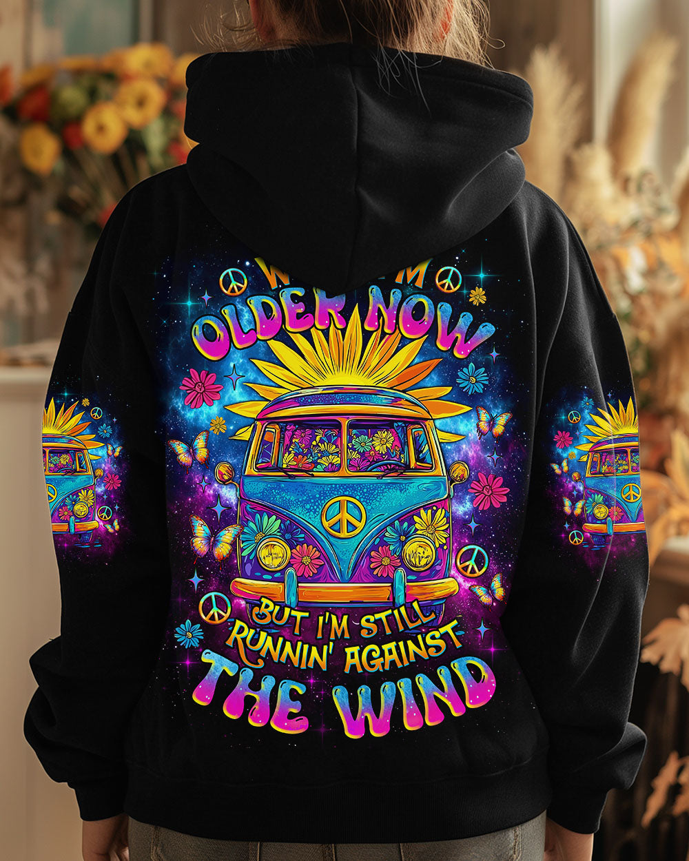 Older Now but Still Runnin Against the Wind Hippie VW Bus Galaxy AOP Shirts _8_ Xrvga