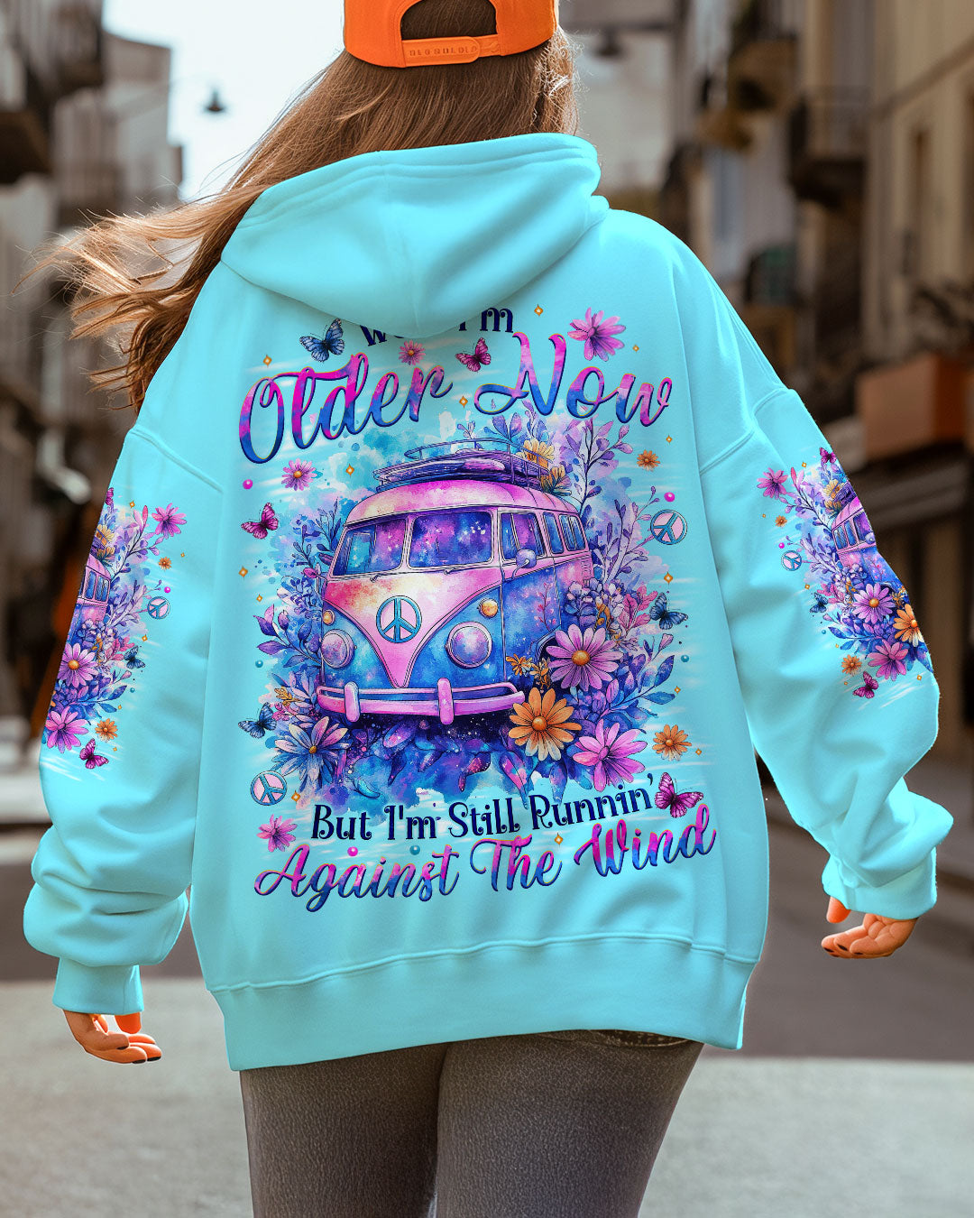 Older Now but Still Runnin Against the Wind Hippie VW Van AOP Shirts _5_ GxYjl