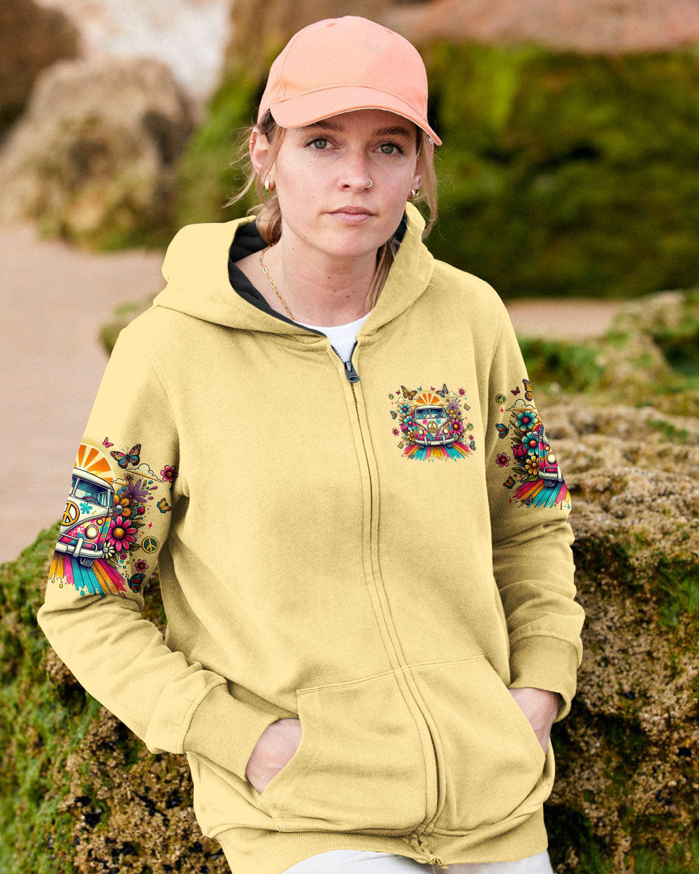 Older Now but Still Runnin Against the Wind Hippie Van Butterfly AOP Shirts _6_ 7a18c