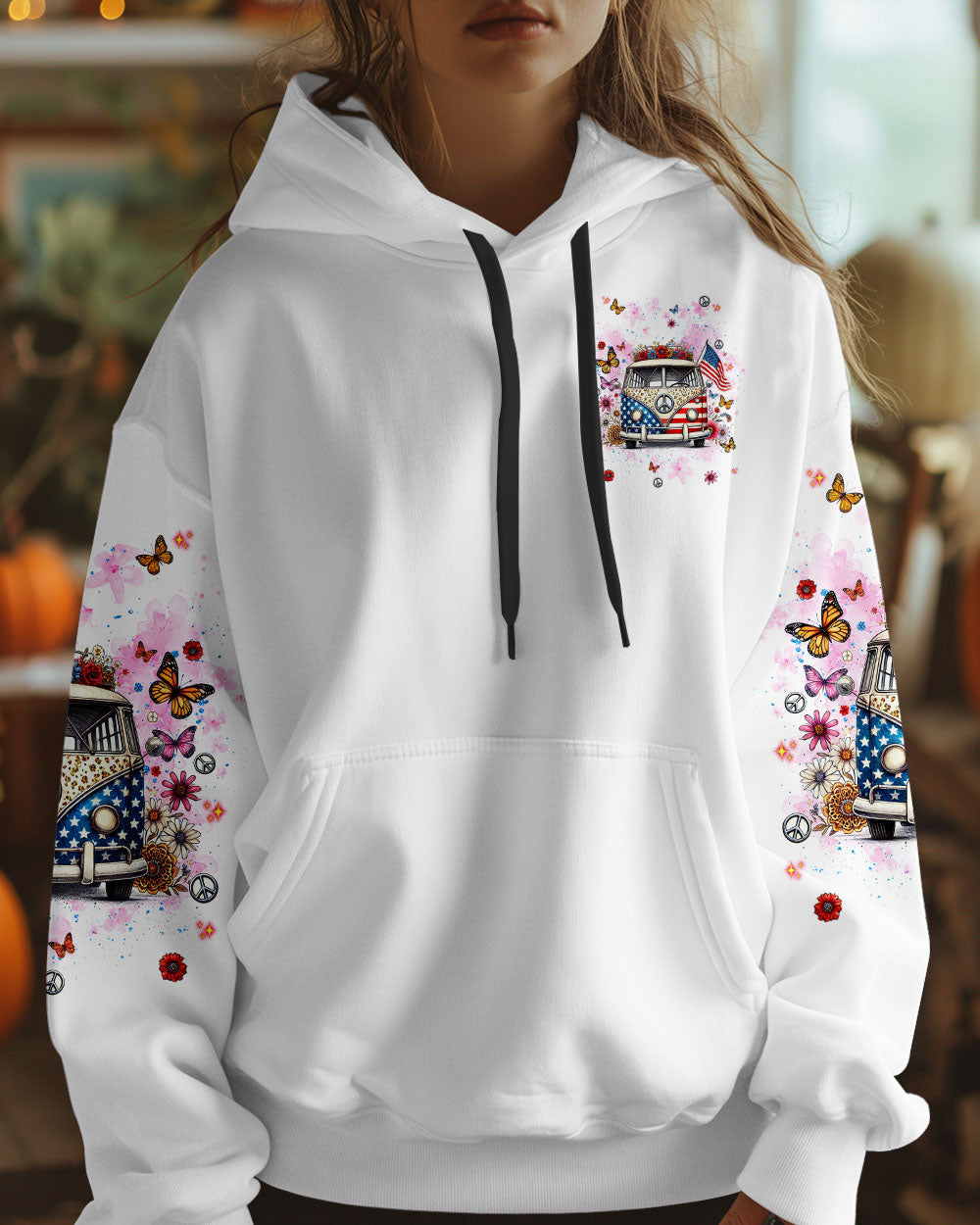 Older Now but Still Runnin Against the Wind Patriotic Hippie Van AOP Shirts _13_ KXx21