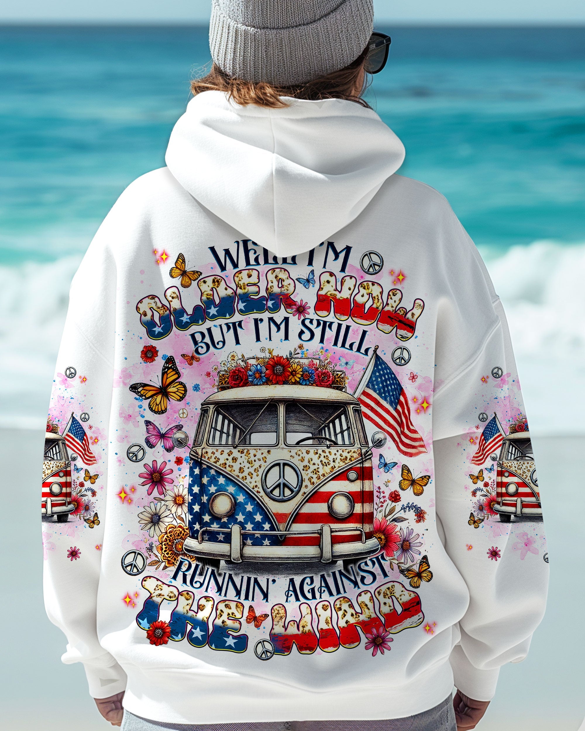 Older Now but Still Runnin Against the Wind Patriotic Hippie Van AOP Shirts _1_ vcSLp