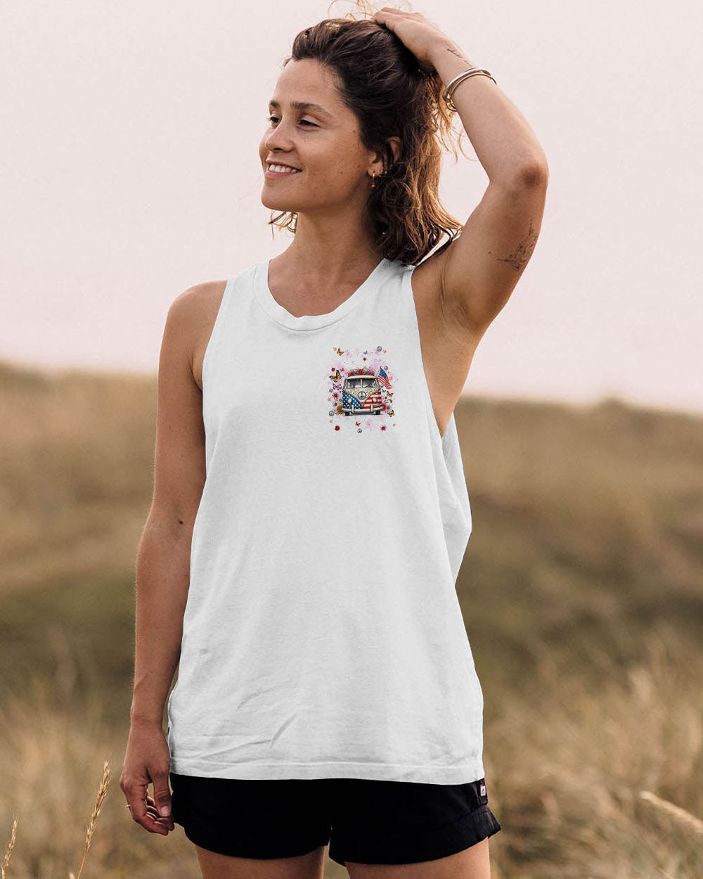 Older Now but Still Runnin Against the Wind Patriotic Hippie Van AOP Shirts _6_ 1h2s7