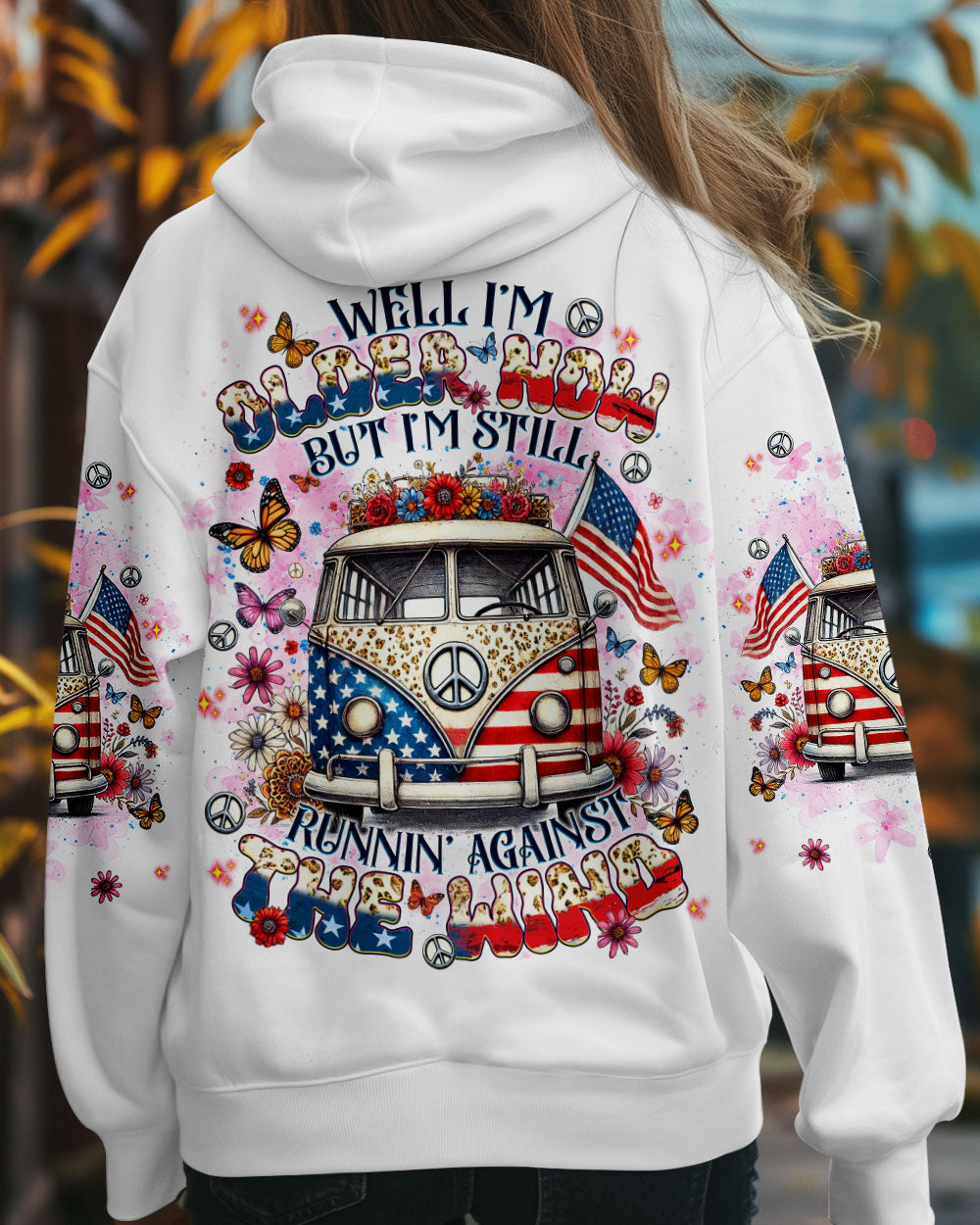 Older Now but Still Runnin Against the Wind Patriotic Hippie Van AOP Shirts _8_ OfQK1