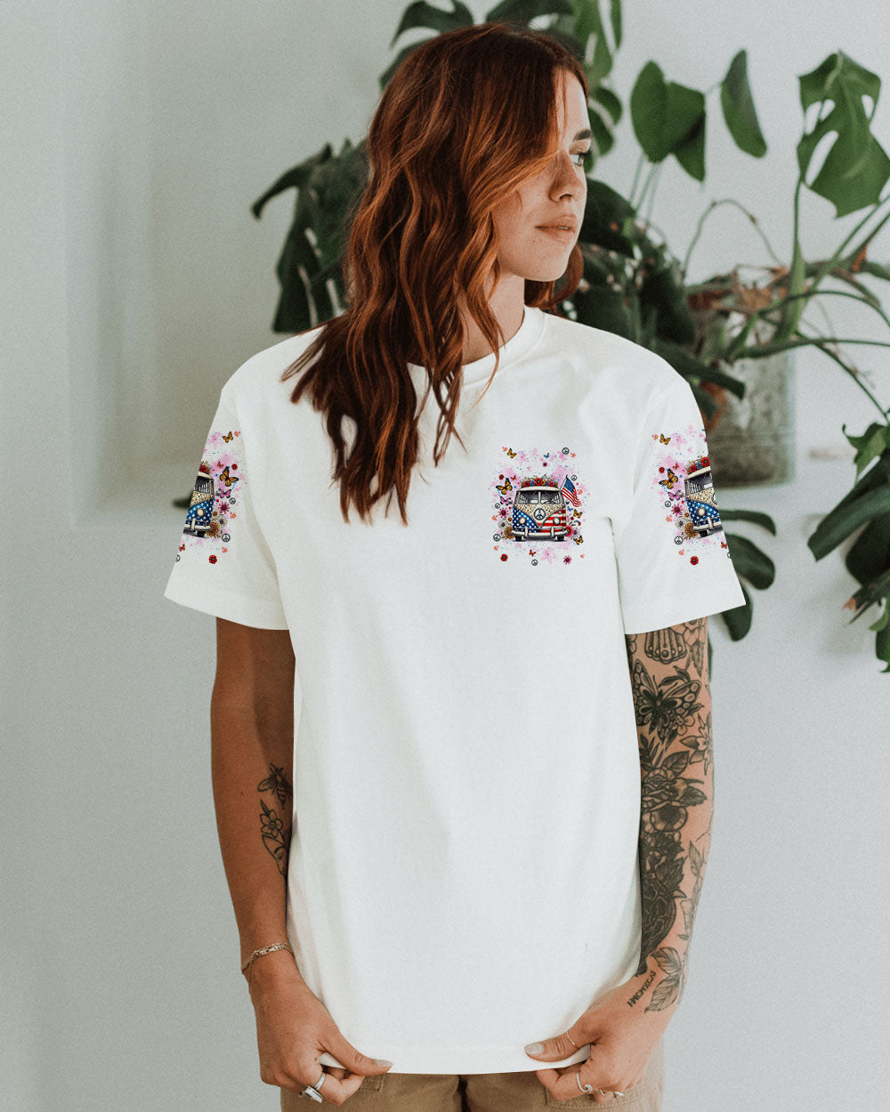 Older Now but Still Runnin Against the Wind Patriotic Hippie Van AOP Shirts _9_ 5G1HB