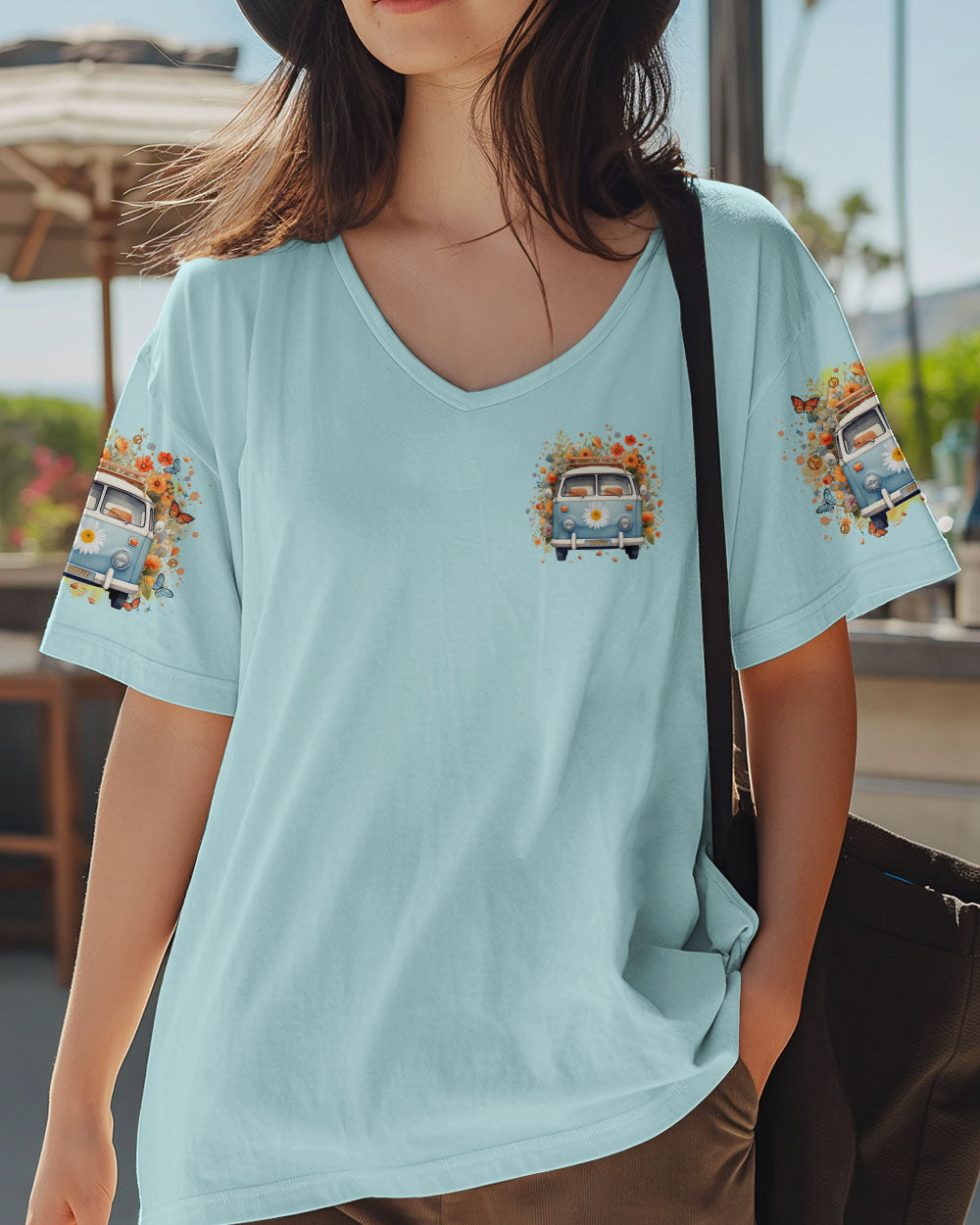 Older Now but Still Runnin Against the Wind Retro Hippie Van AOP Shirts _2_ 6ppsY