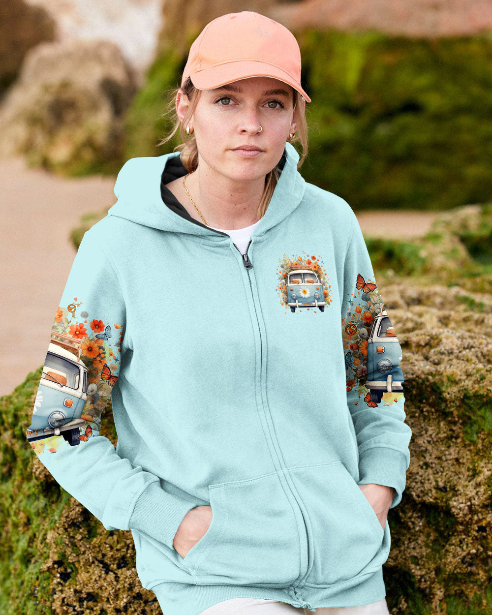 Older Now but Still Runnin Against the Wind Retro Hippie Van AOP Shirts _8_ RN0TW