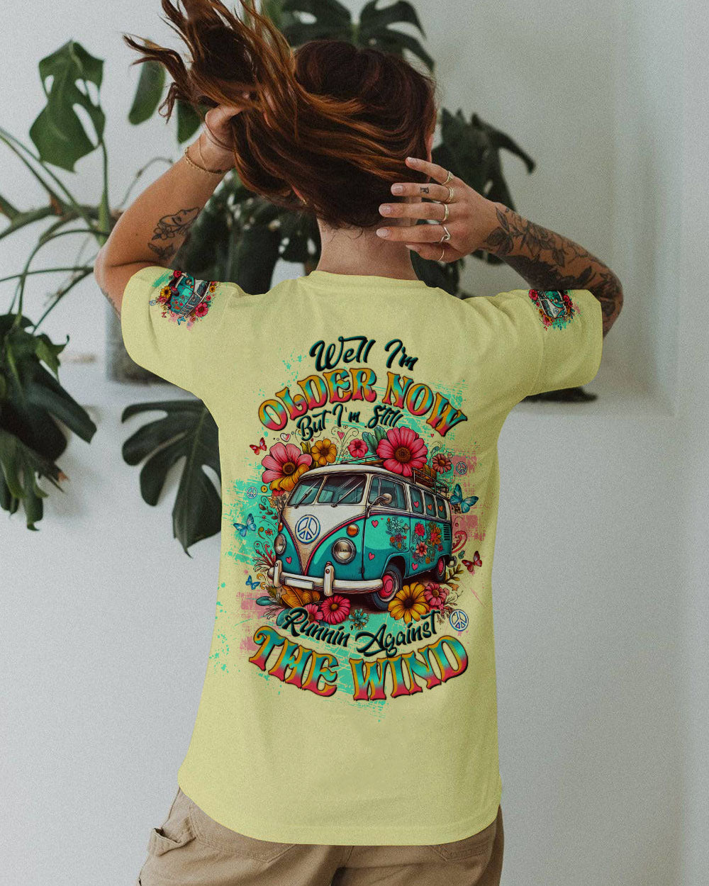 Older Now but Still Runnin Against the Wind Retro Hippie Van Hippie Style AOP Shirts _10_ 4z5B5