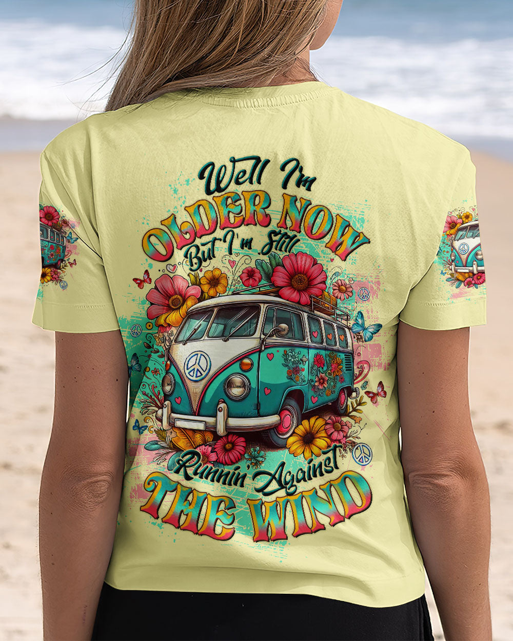 Older Now but Still Runnin Against the Wind Retro Hippie Van Hippie Style AOP Shirts _12_ cJhMK
