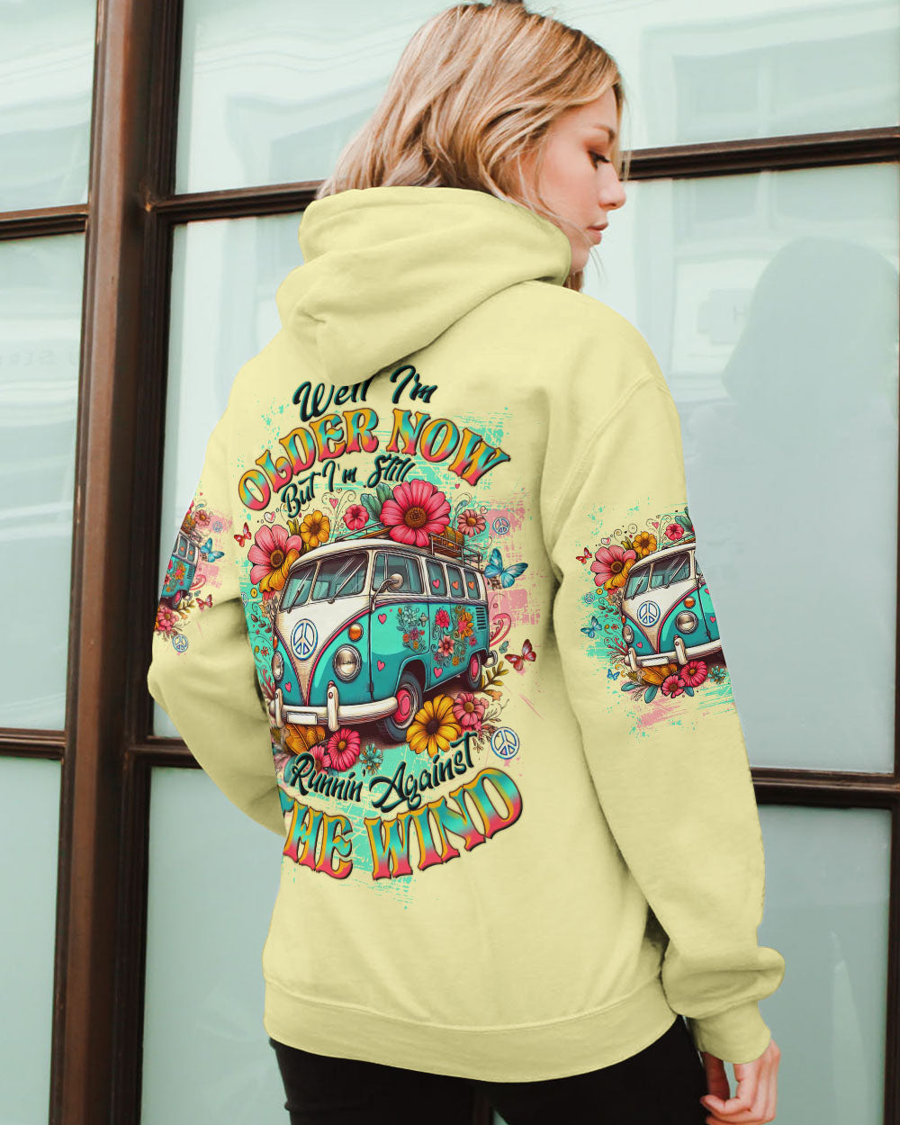 Older Now but Still Runnin Against the Wind Retro Hippie Van Hippie Style AOP Shirts _7_ Tbp0l