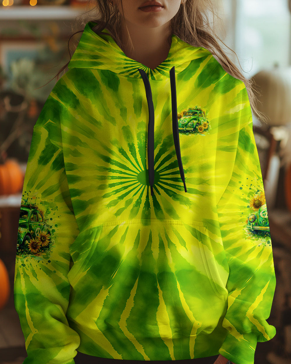 Older Now but Still Runnin Against the Wind Retro Tie Dye Hippie Car AOP Shirts _13_ sMeWD