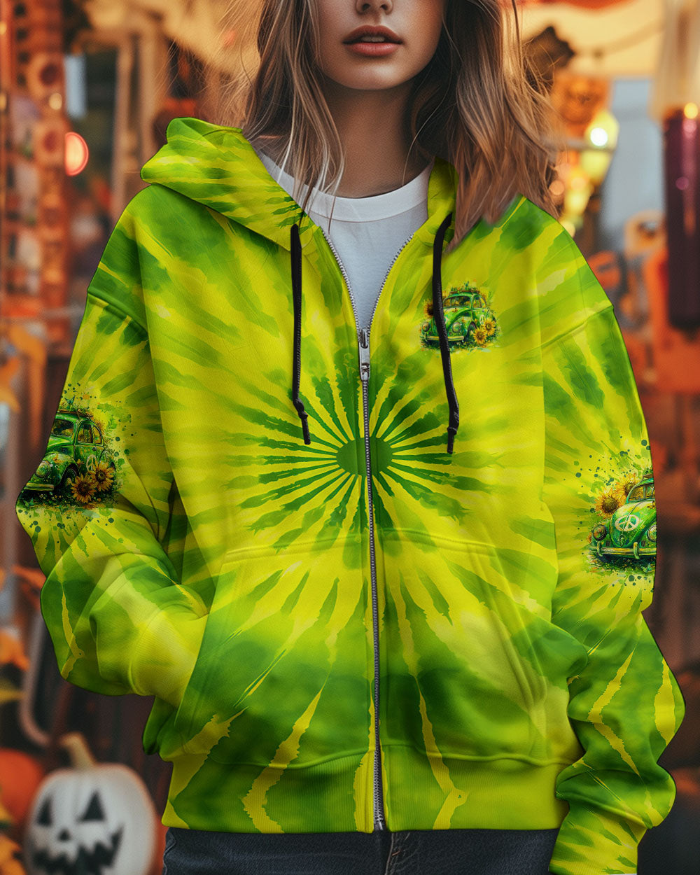 Older Now but Still Runnin Against the Wind Retro Tie Dye Hippie Car AOP Shirts _4_ zCyTx