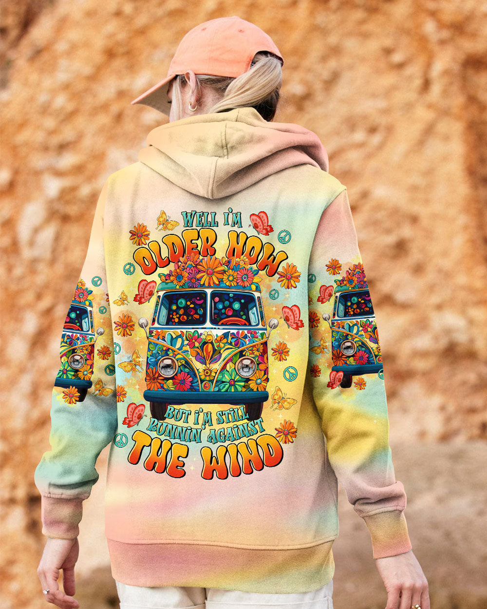 Older Now but Still Running Against the Wind Colorful Hippie Van AOP Shirts _9_ xGC0h