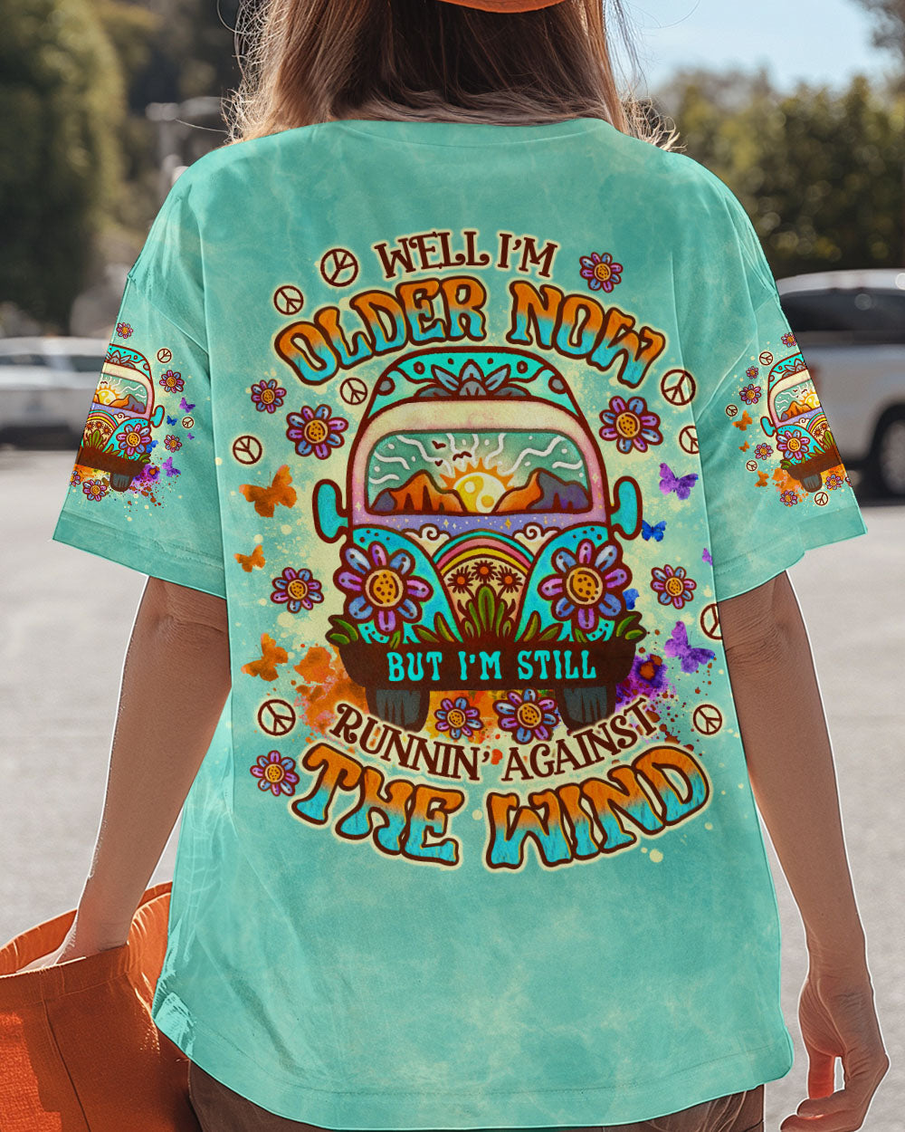 Older Now but Still Running Against the Wind Tie Dye Hippie Van and Floral AOP Shirts _13_ xoNjh