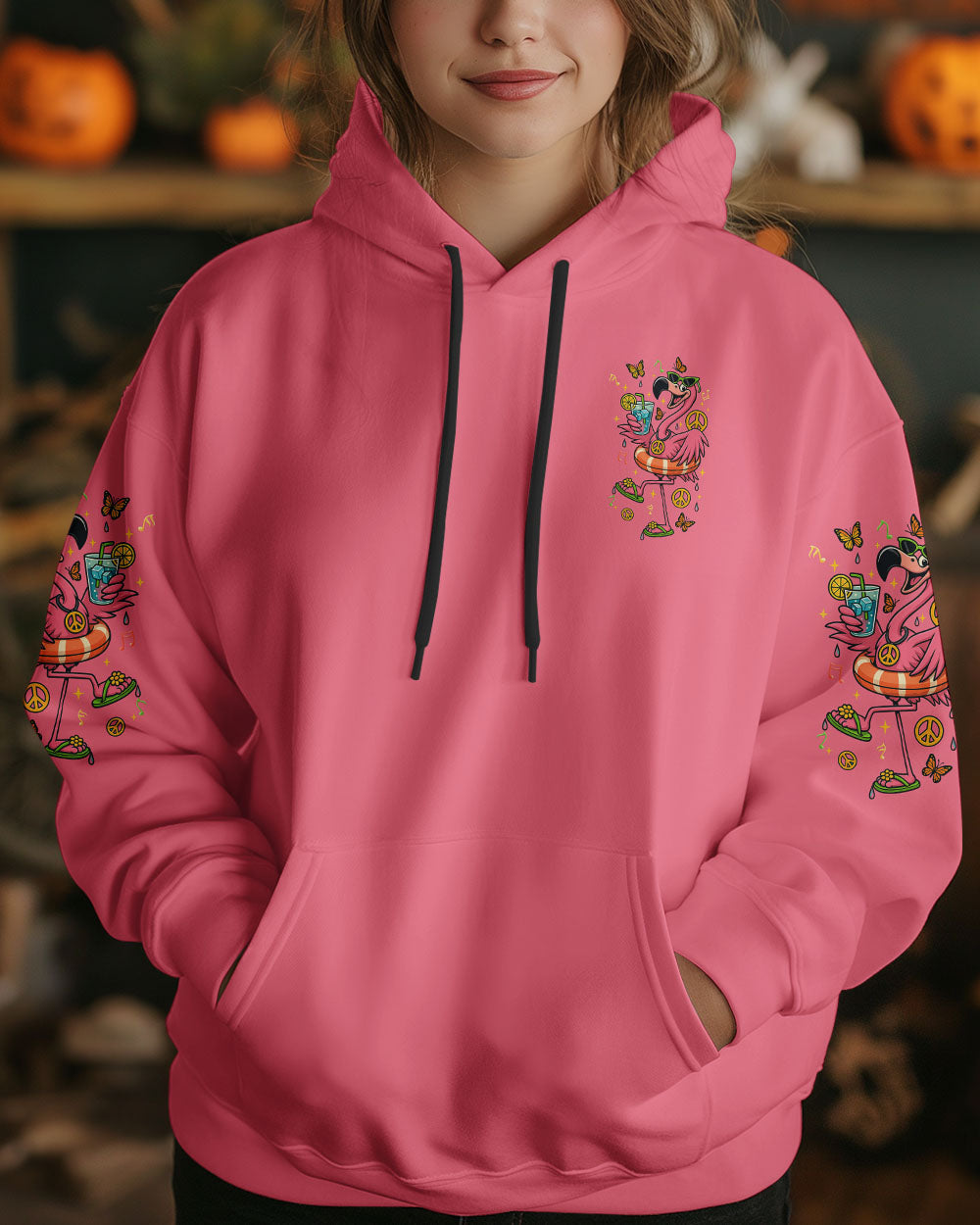 Pretty in Pink _26 Ready to Drink Flamingo Ready to Drink Funny Summer Design for Women AOP Shirts _7_ rJW1e