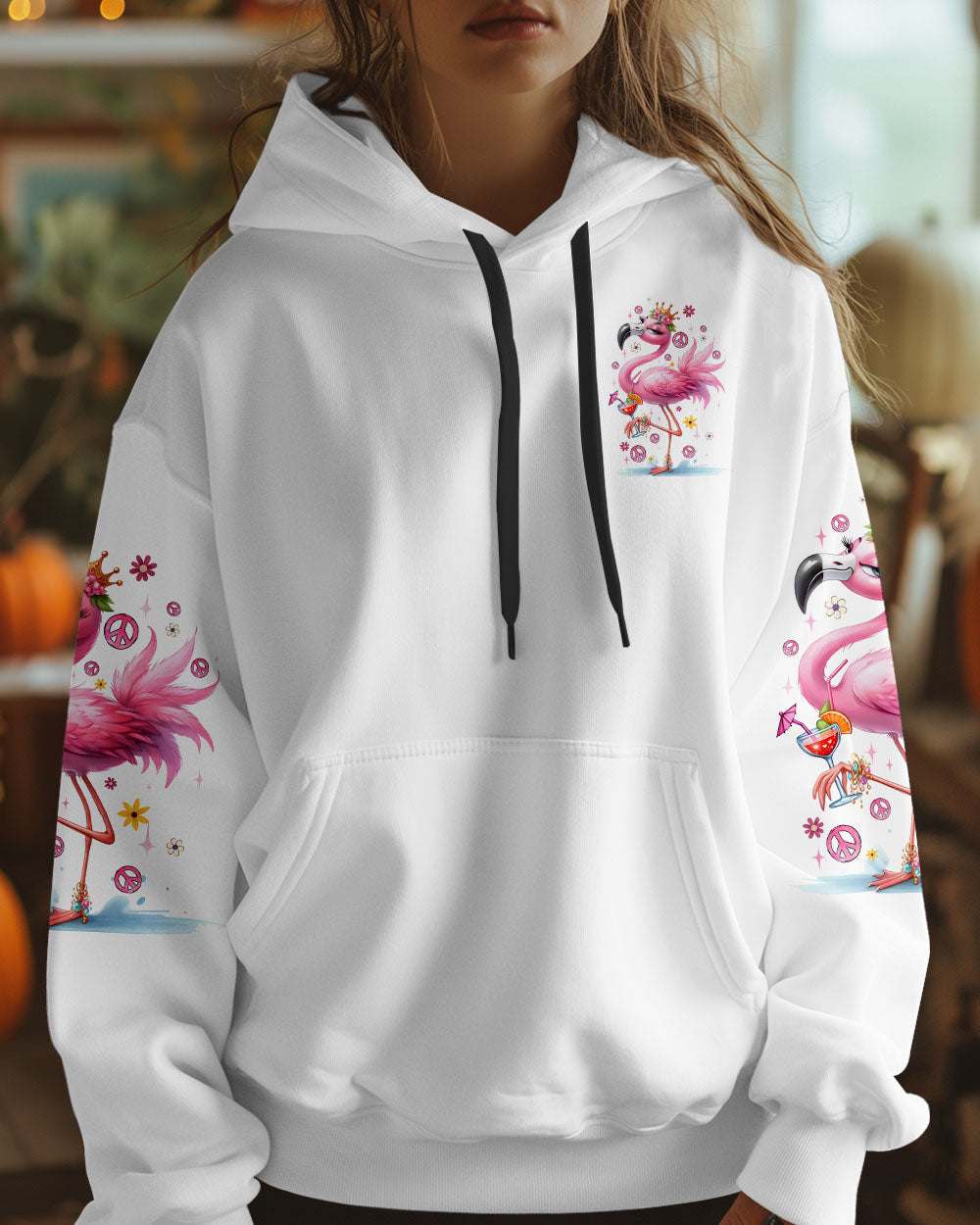 Pretty in Pink and Ready to Drink Flamingo Cocktail Funny Party AOP Shirts _7_ CB821