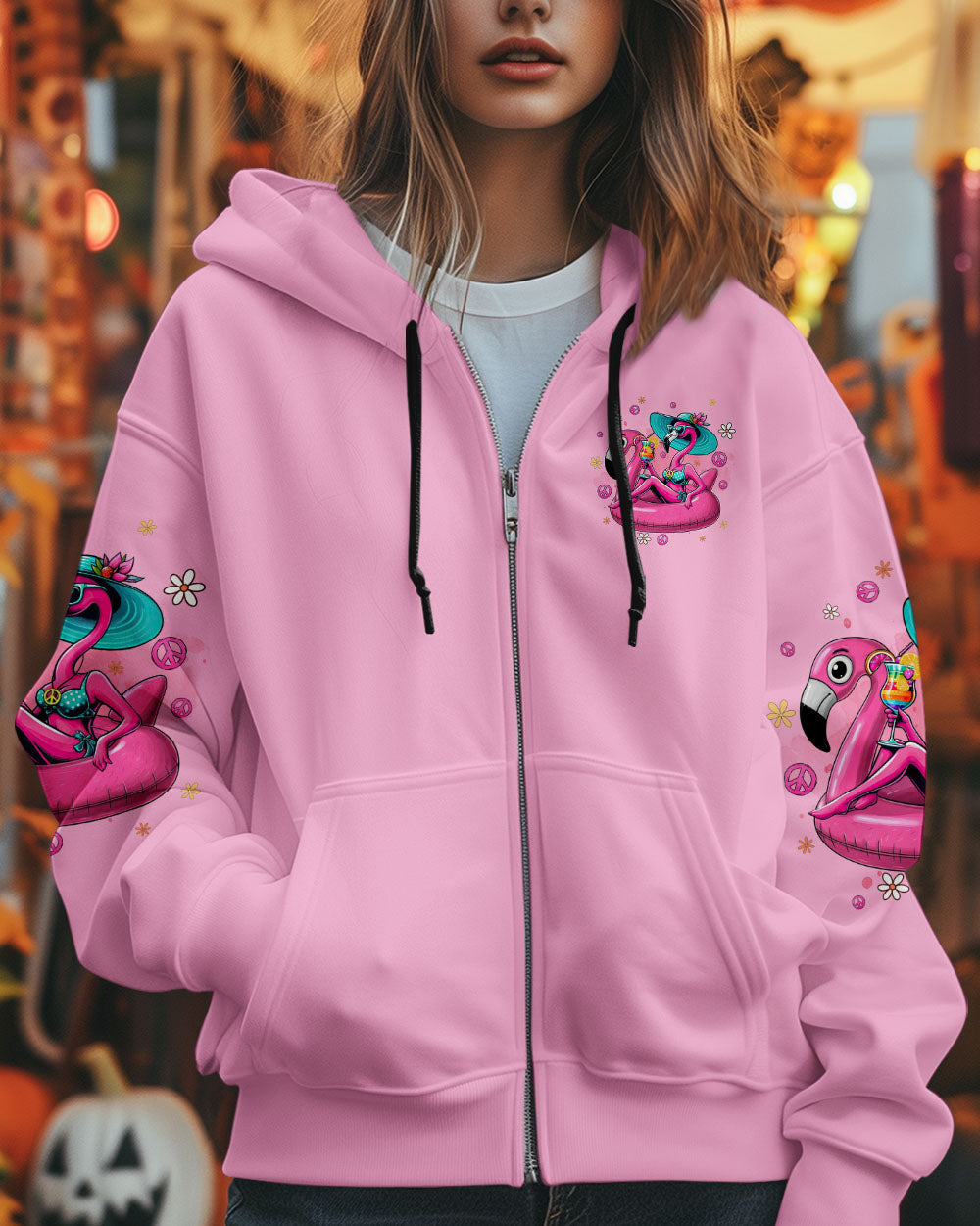 Pretty in Pink and Ready to Drink Funny Flamingo Cocktail Tropical AOP Shirts _10_ 4MUG5