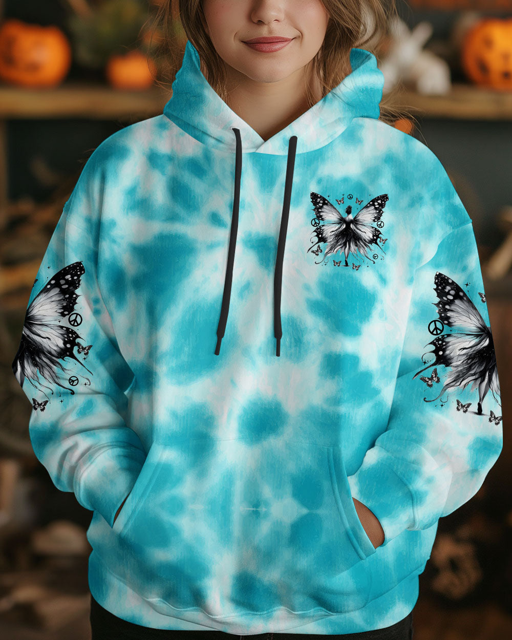 Soul of a Gypsy Heart of a Hippie Spirit of a Fairy Butterfly Fairy Hippie AOP Shirts _6_ QDogB