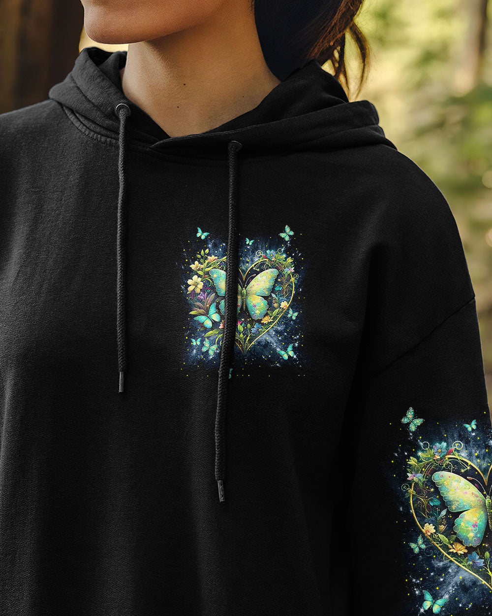 Soul of a Gypsy Heart of a Hippie Spirit of a Fairy Colorful Butterfly AOP Shirts _13_ nsGkr