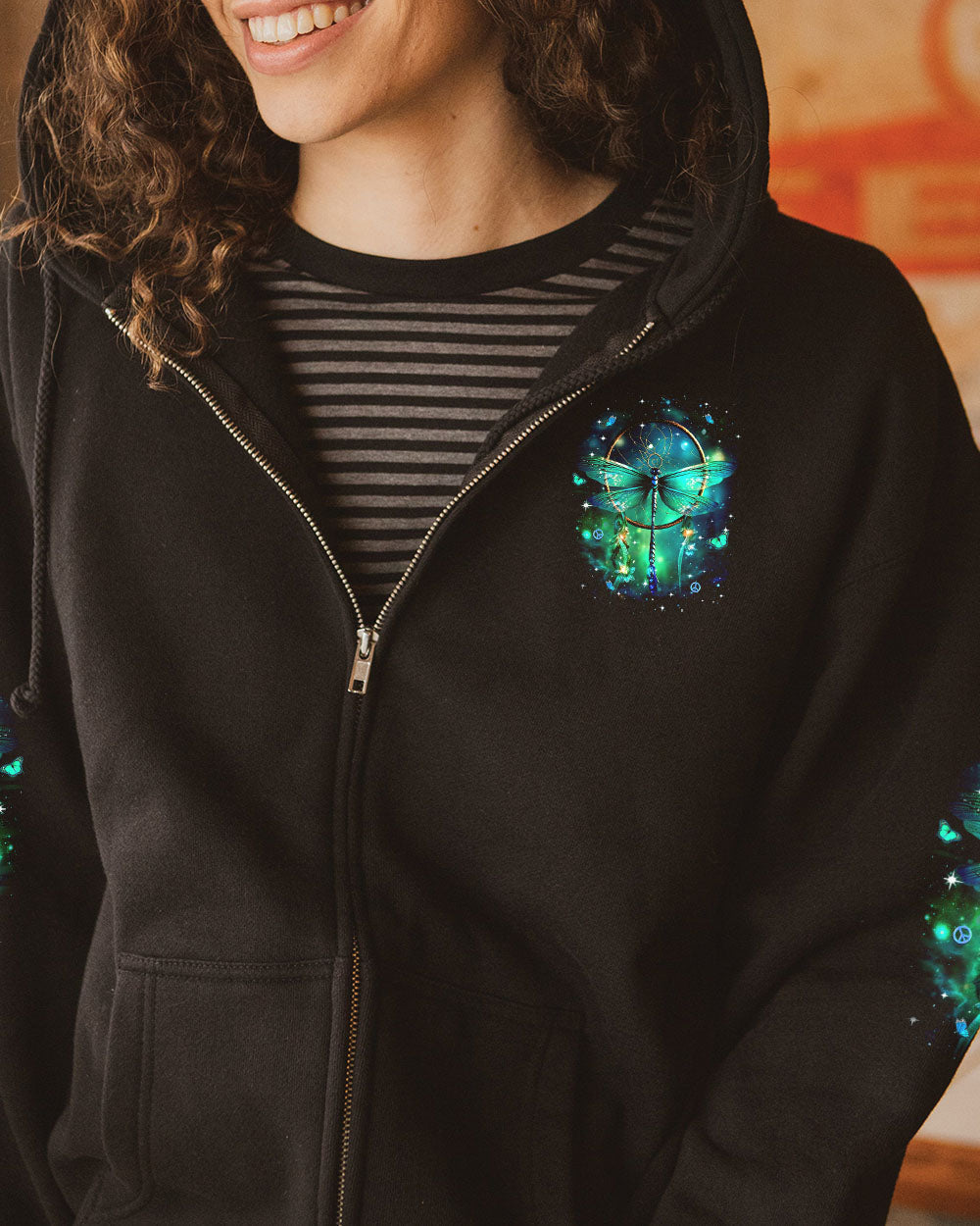 Soul of a Gypsy Heart of a Hippie Spirit of a Fairy Dragonfly Dreamcatcher AOP Shirts _4_ 4rIXA