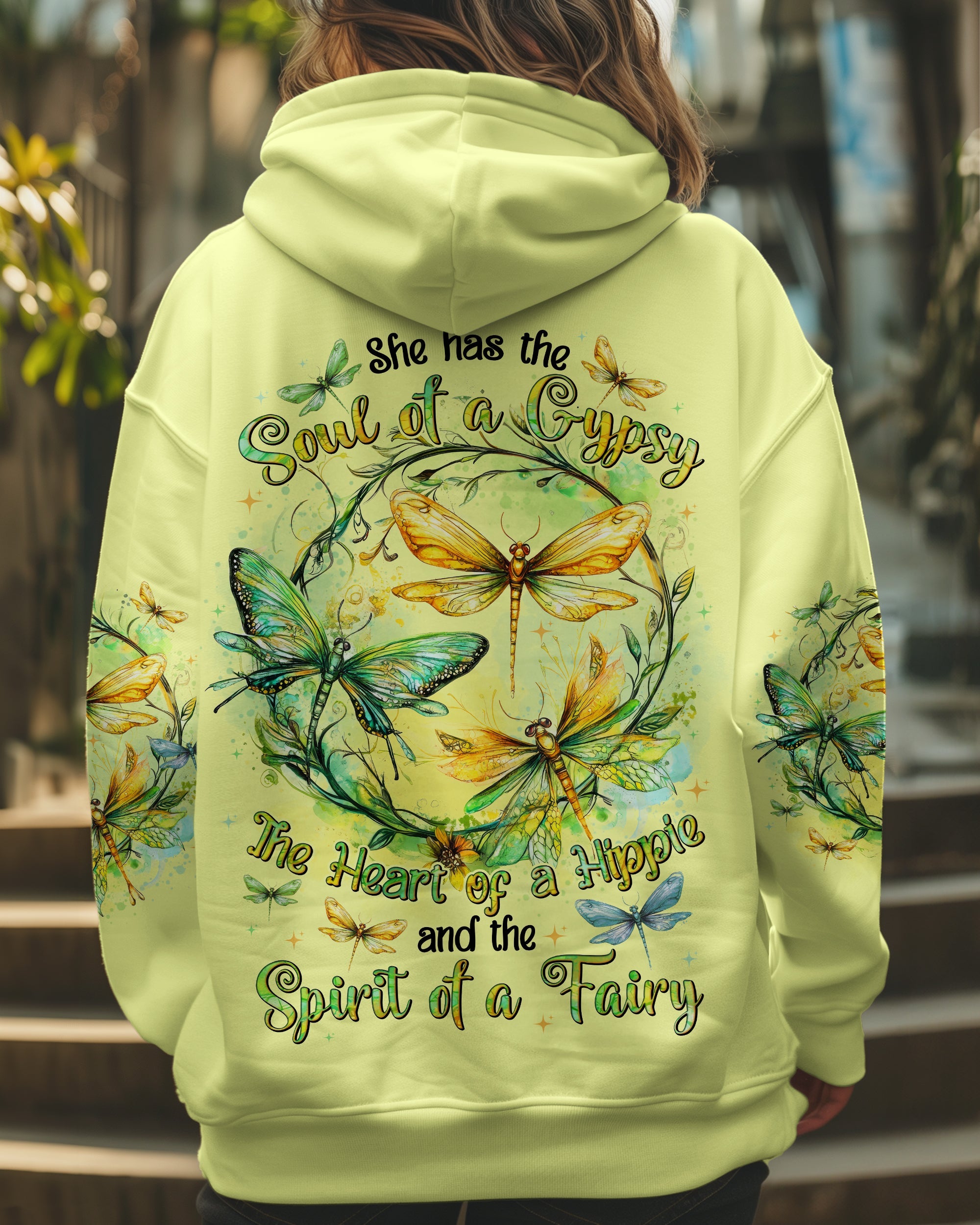 Soul of a Gypsy Heart of a Hippie Spirit of a Fairy Dragonfly and Floral Graphic AOP Shirts _1_ mm2K8