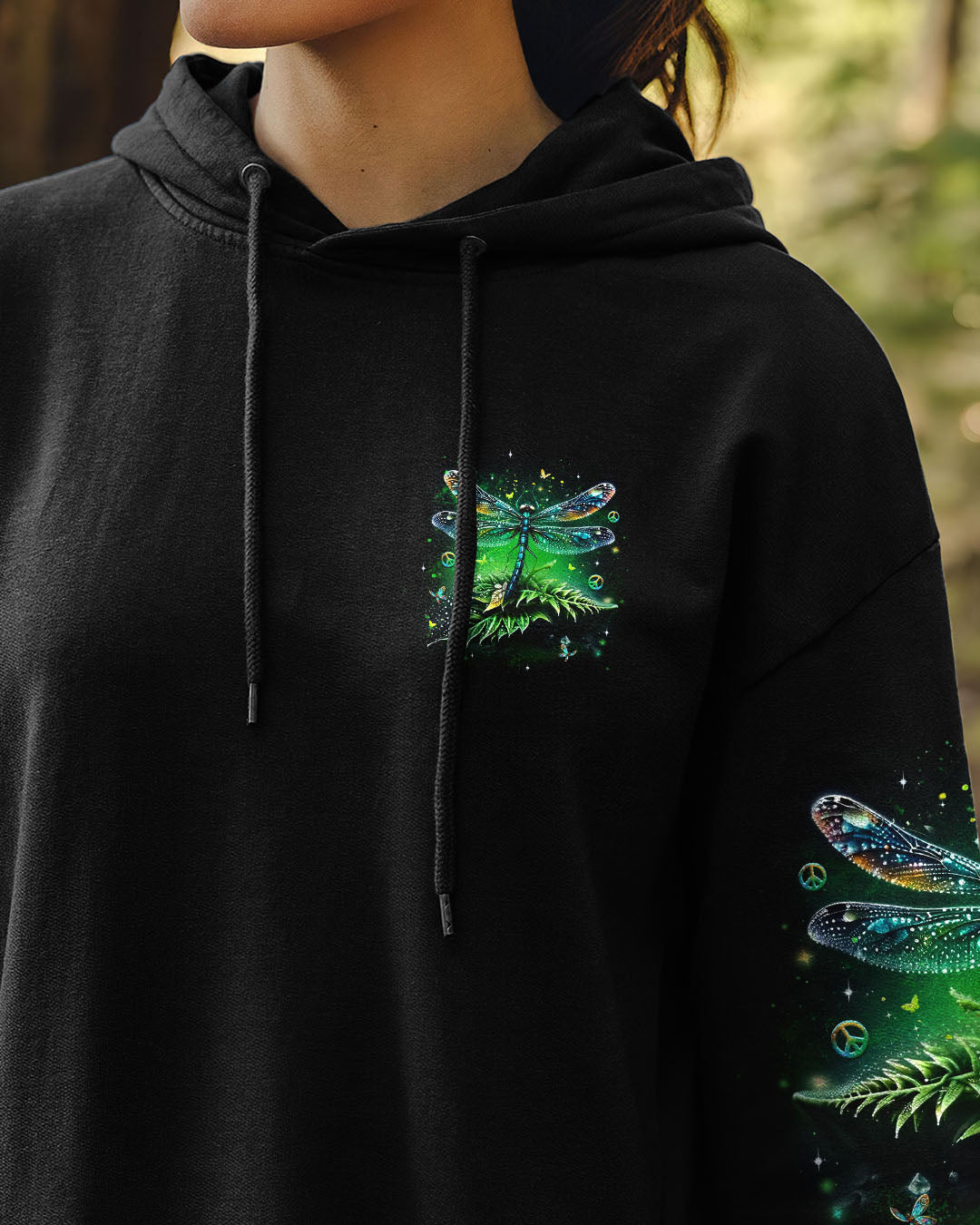 Soul of a Gypsy Heart of a Hippie Spirit of a Fairy Green Dragonfly AOP Shirts _14_ 4qmzd