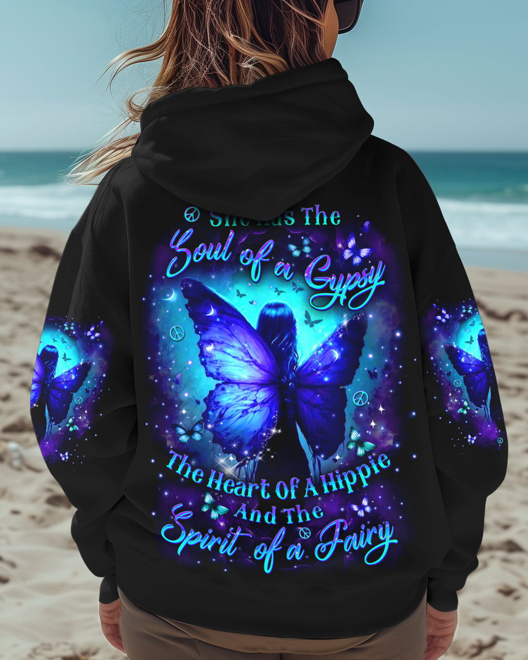 Soul of a Gypsy Heart of a Hippie Spirit of a Fairy Hippie Fairy Butterfly AOP Shirts _3_ ZzI41
