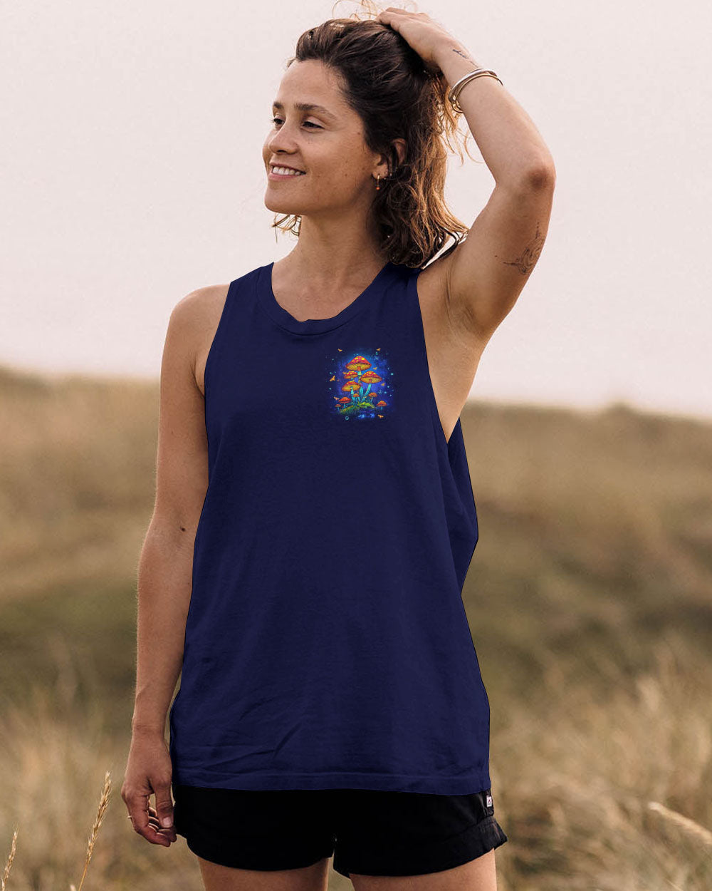 Soul of a Gypsy Heart of a Hippie Spirit of a Fairy Mushroom Psychedelic Hippie AOP Shirts _13_ xNMee