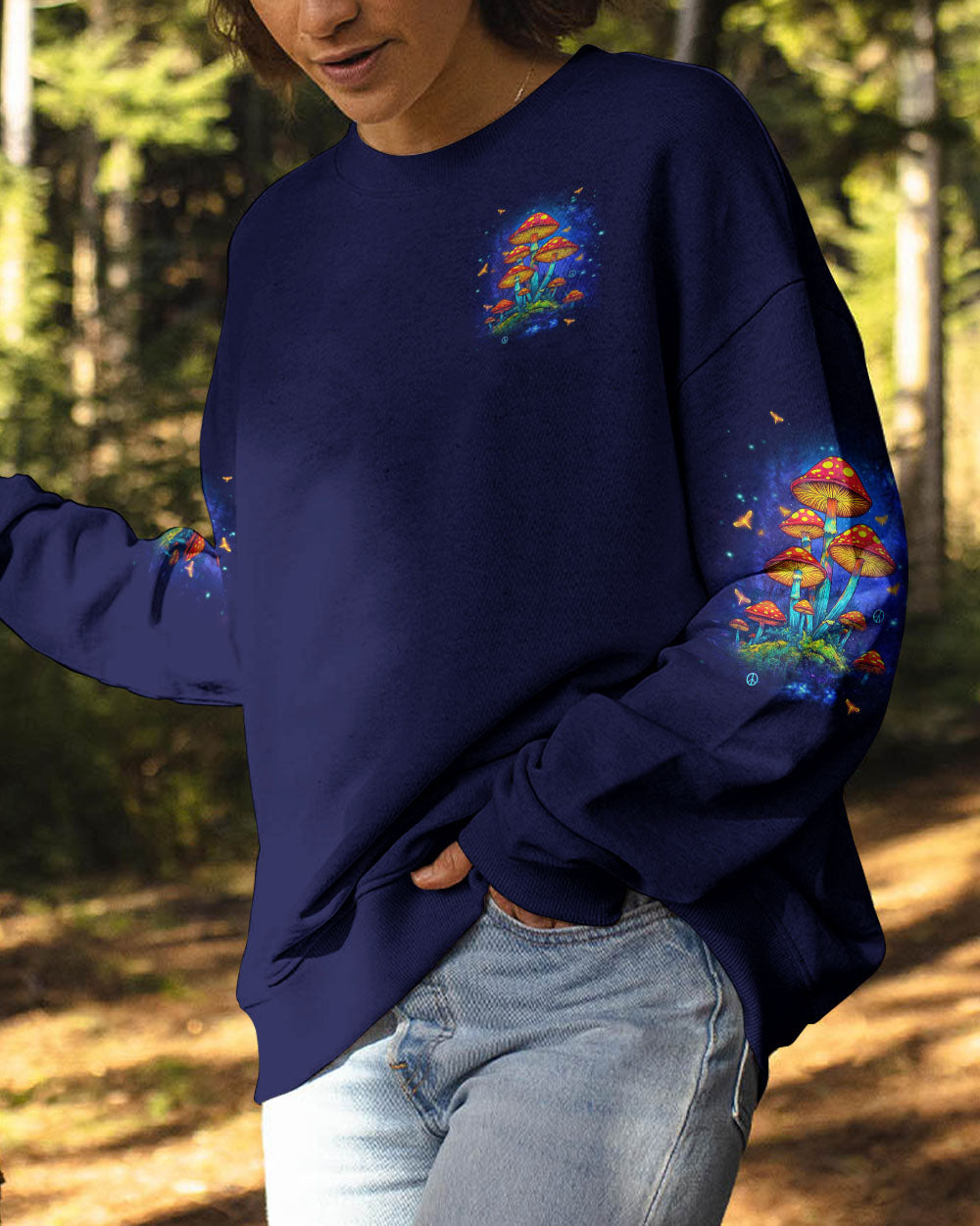 Soul of a Gypsy Heart of a Hippie Spirit of a Fairy Mushroom Psychedelic Hippie AOP Shirts _9_ JoozS