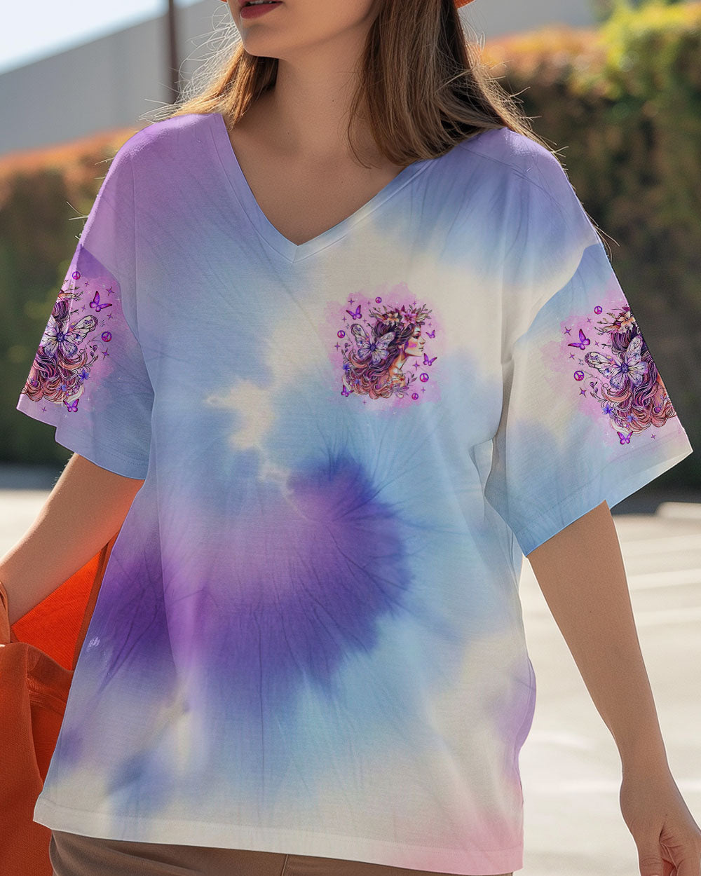 Soul of a Gypsy Heart of a Hippie Spirit of a Fairy Pastel Butterfly and Fairy AOP Shirts _11_ y7qVh