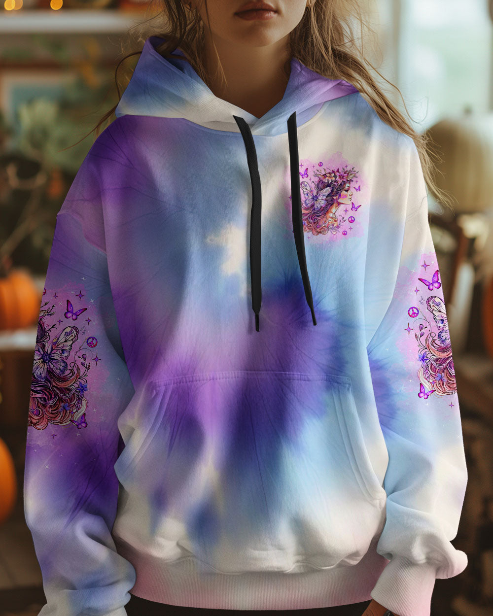 Soul of a Gypsy Heart of a Hippie Spirit of a Fairy Pastel Butterfly and Fairy AOP Shirts _13_ LwRLW