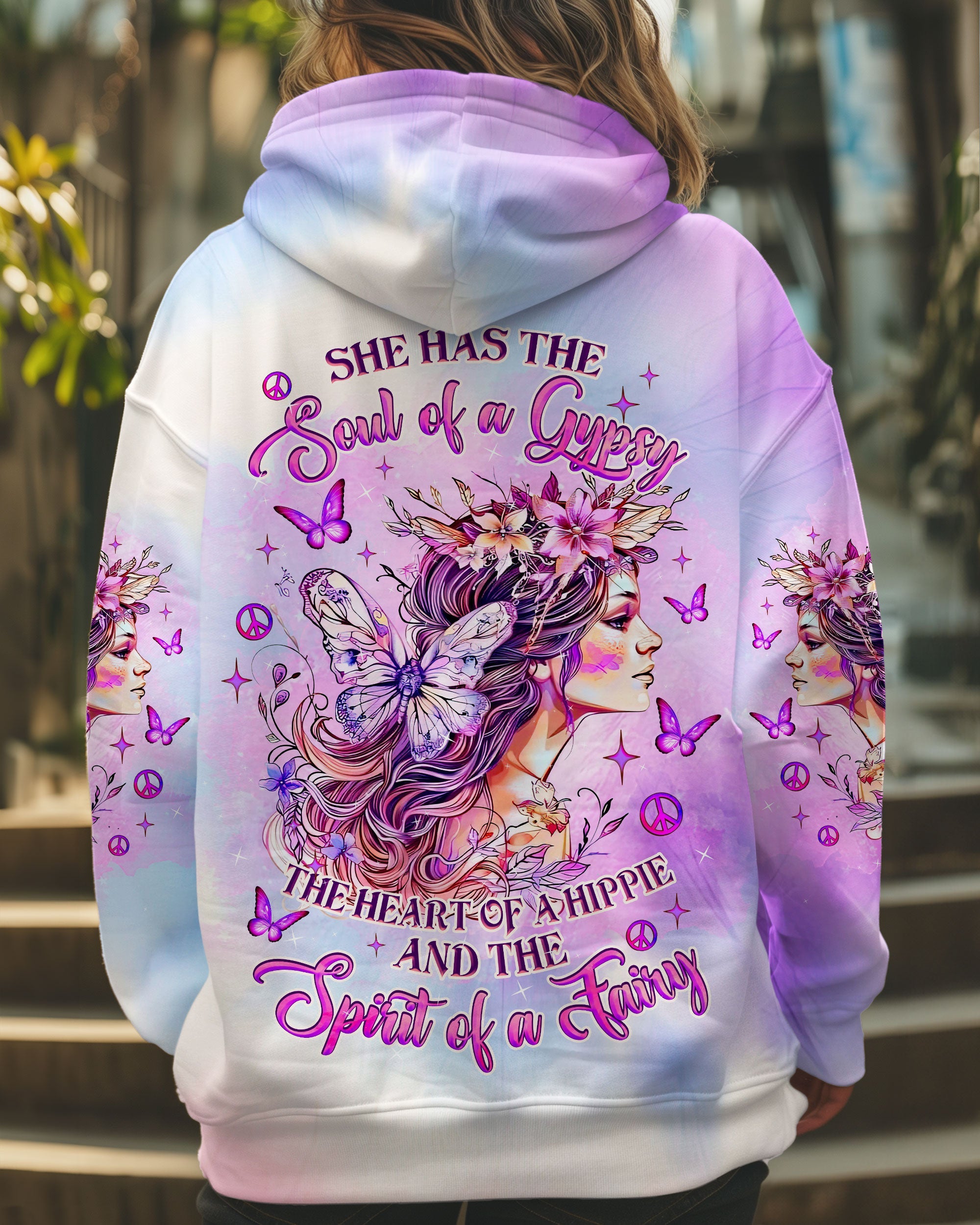 Soul of a Gypsy Heart of a Hippie Spirit of a Fairy Pastel Butterfly and Fairy AOP Shirts _1_ ICrgh