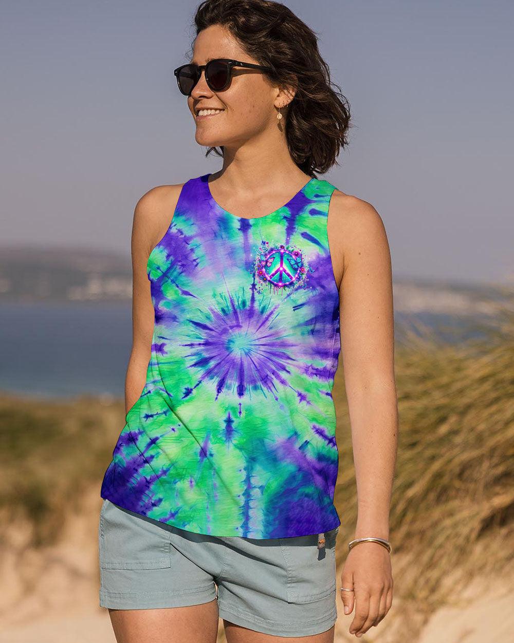 Soul of a Gypsy Heart of a Hippie Spirit of a Fairy Peace Sign Butterfly AOP Shirts _10_ 7fxha