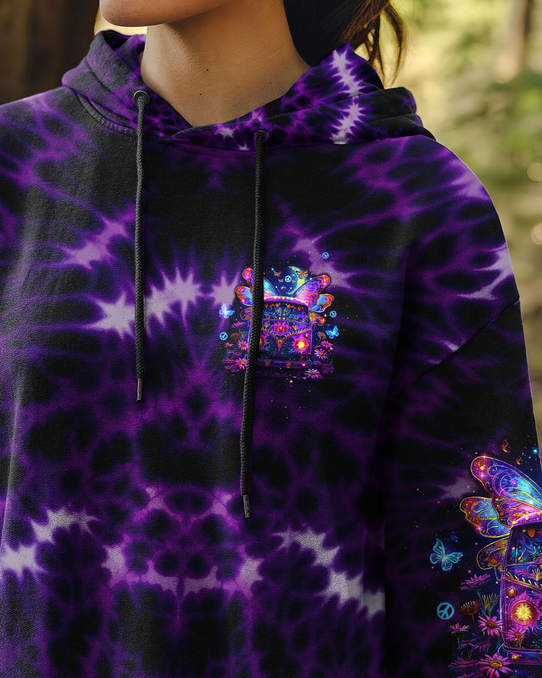 Soul of a Gypsy Heart of a Hippie Spirit of a Fairy VW Van and Butterfly Wings AOP Shirts _2_ rH8qq