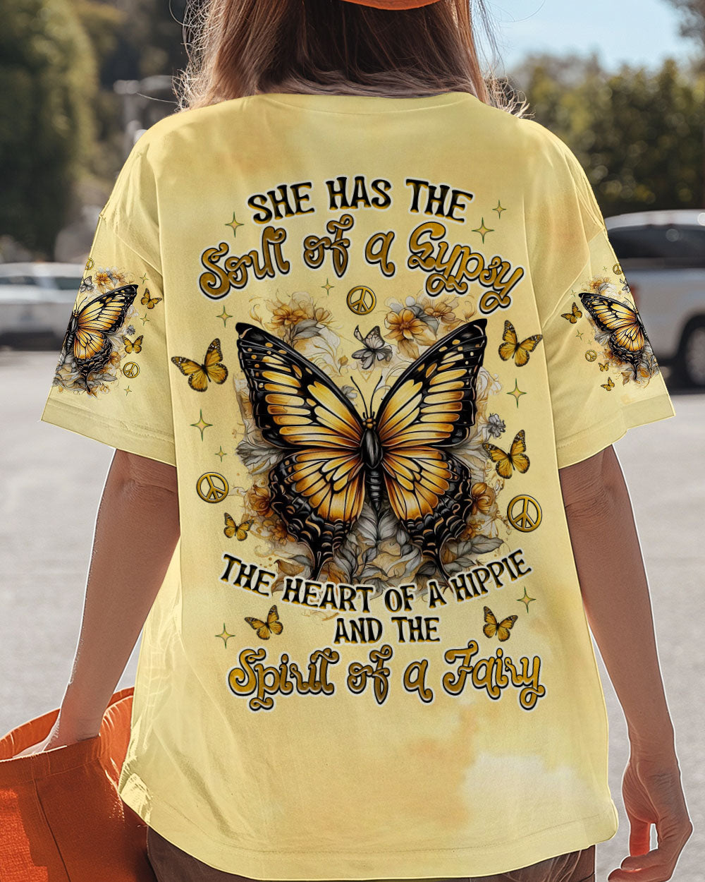 Soul of a Gypsy Heart of a Hippie Spirit of a Fairy Yellow Boho Butterfly AOP Shirts _1_ BTrlm