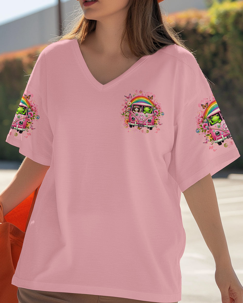 Stay Wild Stay Kind Stay Hippie Retro Peace Car Frog Graphic AOP Shirts _14_ SY2ri