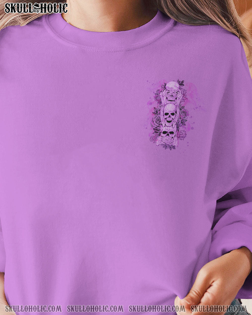 Stuck Between IDK IDC and IDGAF Funny Skull Gothic Quote Graphic AOP Shi _2_ miDoB