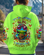 The Rebel in Me Will Never Die Hippie Frog Green with Peace Sign and Guitar Design AOP Shirts _12_ sQ8lY