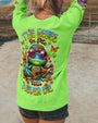 The Rebel in Me Will Never Die Hippie Frog Green with Peace Sign and Guitar Design AOP Shirts _14_ h3W6g