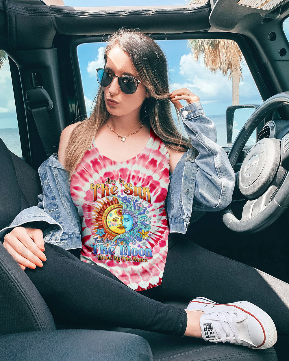 The Sun Feel by the Moon Move by the Stars Red Tie Dye AOP Shirts _5_ 5TDTI