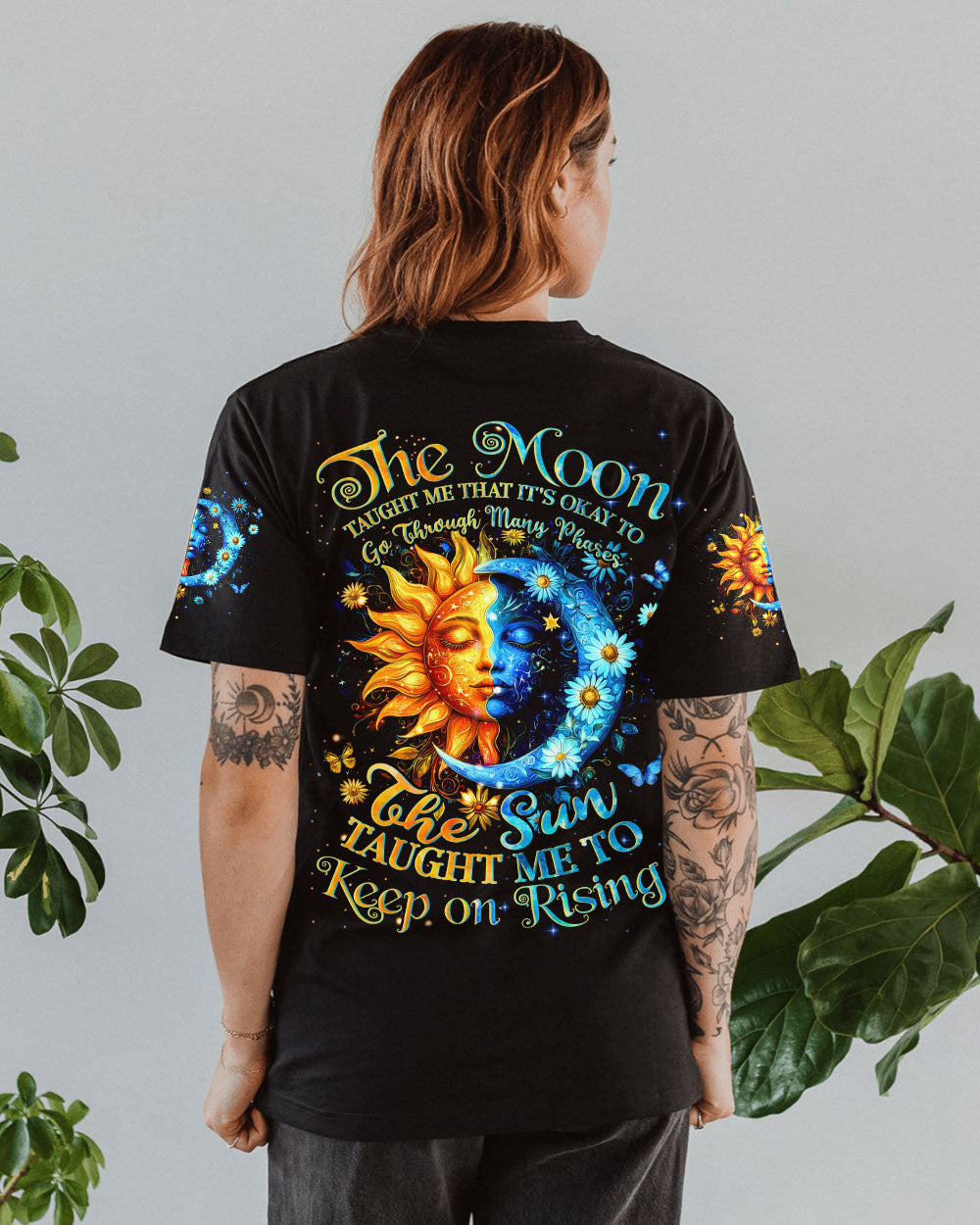 The Sun Taught Me to Keep Rising The Moon and Sun Motivational AOP Shirts _10_ zAMfW